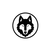 Stylish Howling Wolf Decal for Trucks